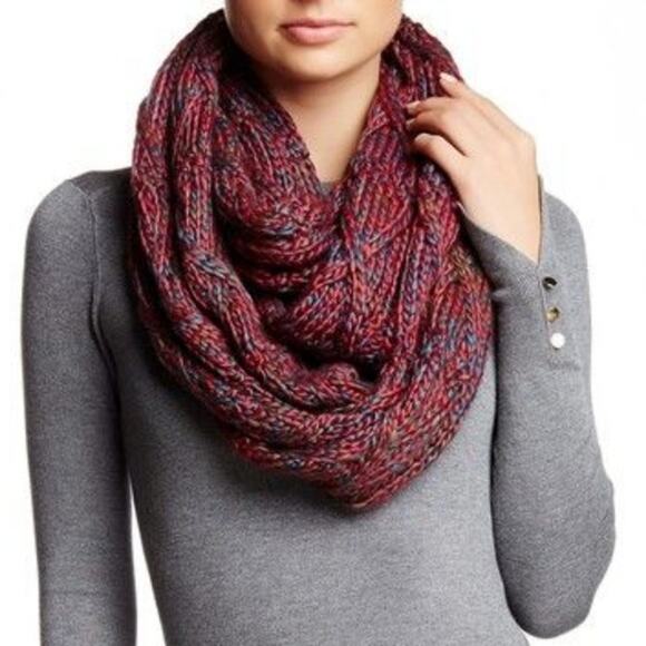 Michael Stars Wool Blend Cable Knit Infinity Scarf, OS - Picture 1 of 5